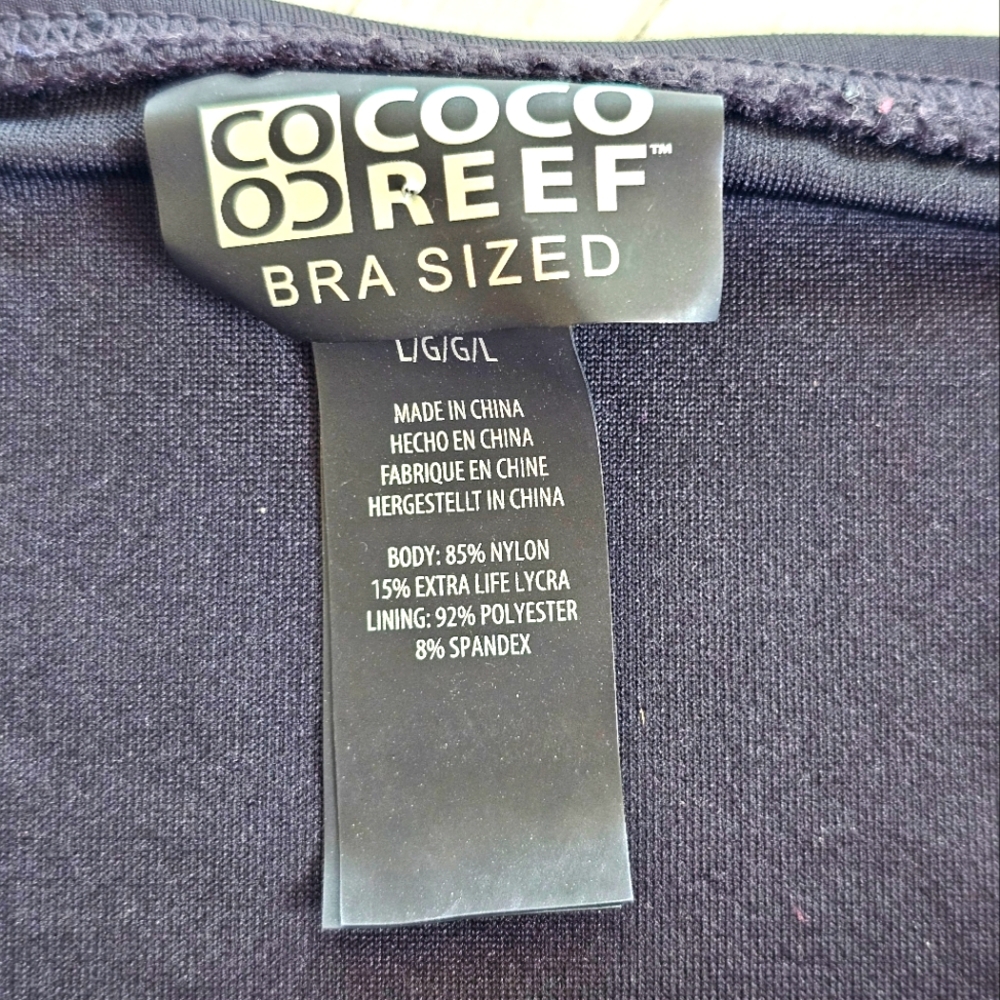 Coco Reef Black Cheetah Leopard Print Bikini Bottoms Soft Stretchy Beach Summer - Picture 4 of 4